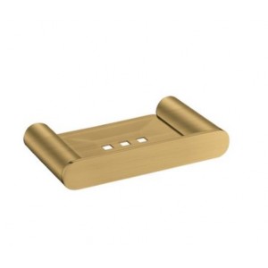 Esperia Brushed Gold Solid Brass Soap Dish